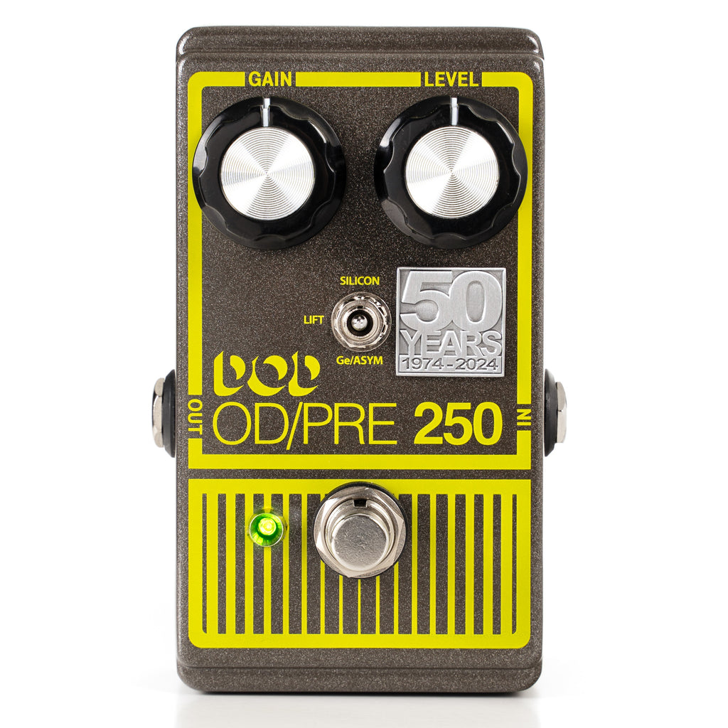 DOD Overdrive Preamp 250 50th Anniversary - grey, alternate view