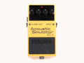 Boss AC-3 Acoustic Simulator guitar effects pedal — front top view
