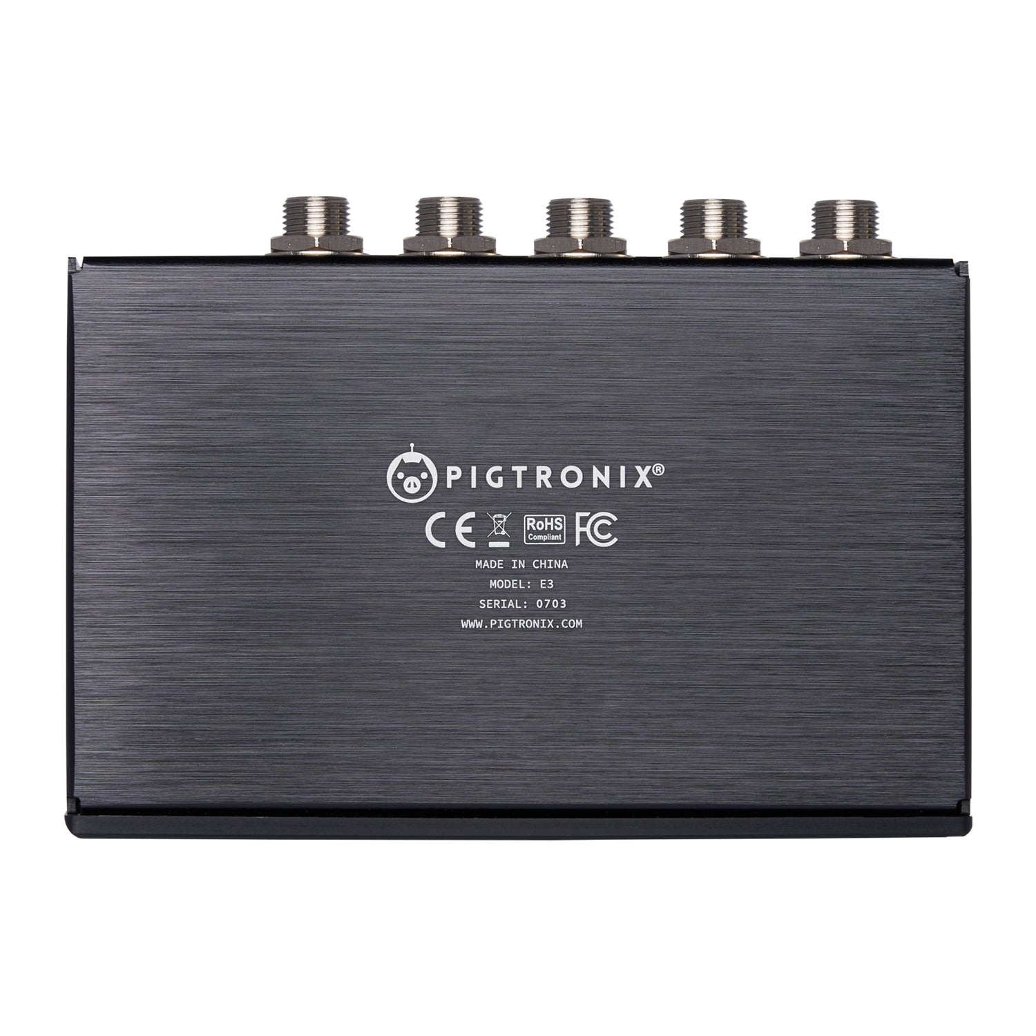 Pigtronix Echolution 3 delay pedal — footswitch detail