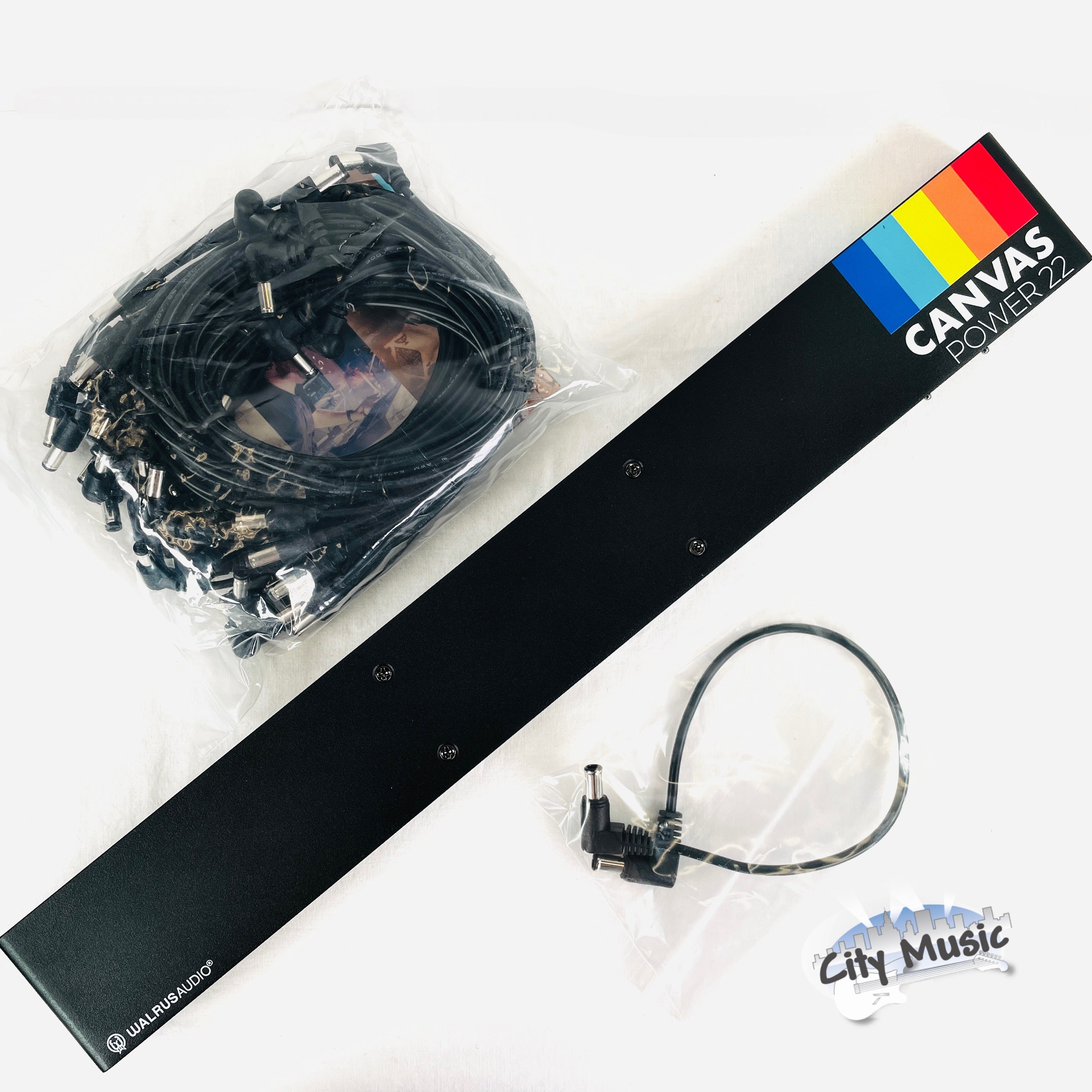 Walrus Audio Canvas Power 22 LINK power supply — with bundled DC cables, black