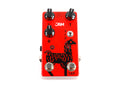 Used JAM Pedals Delay Llama mk.3 delay pedal — red enclosure, angled view