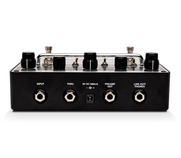 Ampeg SGT-DI bass preamp DI pedal — side view