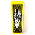 Dunlop KH95Y Kirk Hammett Cry Baby Wah pedal - yellow sparkle front view