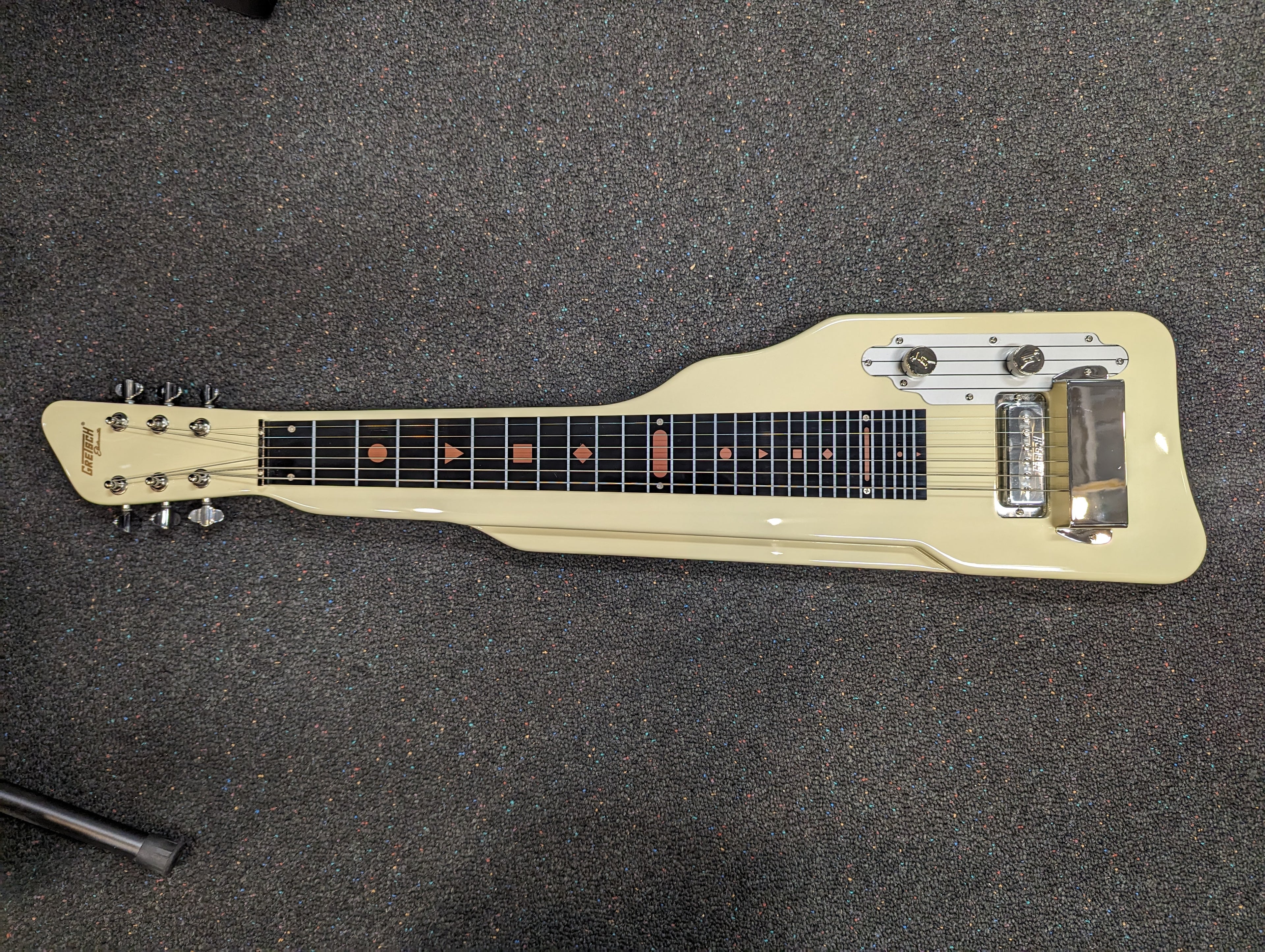 New Open Box Gretsch Electromatic G5700 Lap Steel Guitar Vintage White w/ Free Shipping!