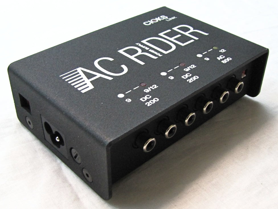 CIOKS AC Rider Link power supply - rear panel with mains input