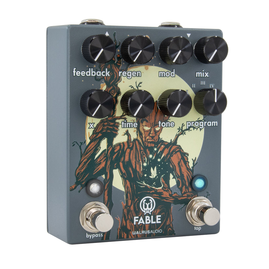 Walrus Audio Fable Granular pedal — side jacks view