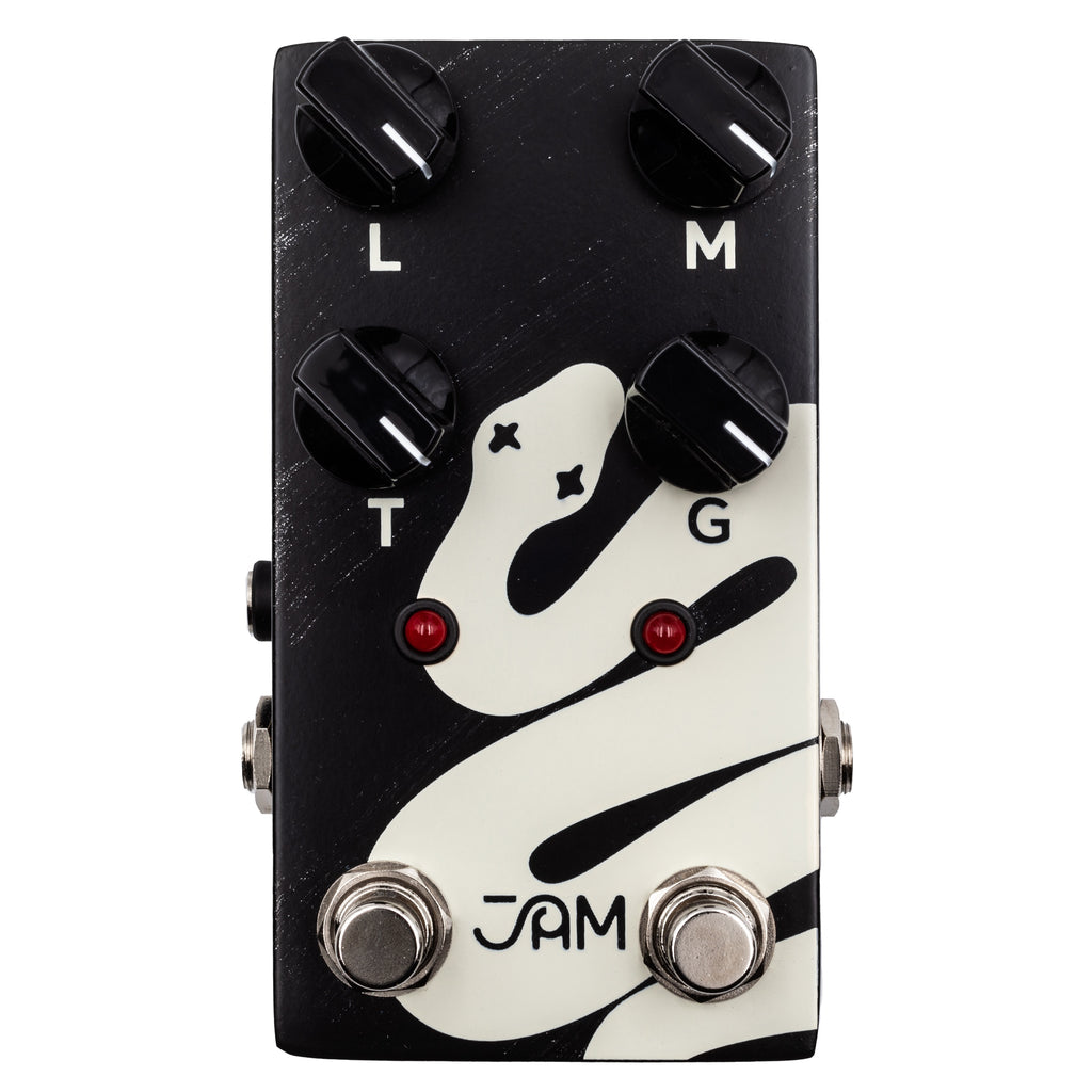 JAM Pedals Rattler Bass mk.2 distortion pedal - front angle