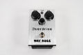 Way Huge WHE205OD Overdrive pedal — used silver enclosure top view