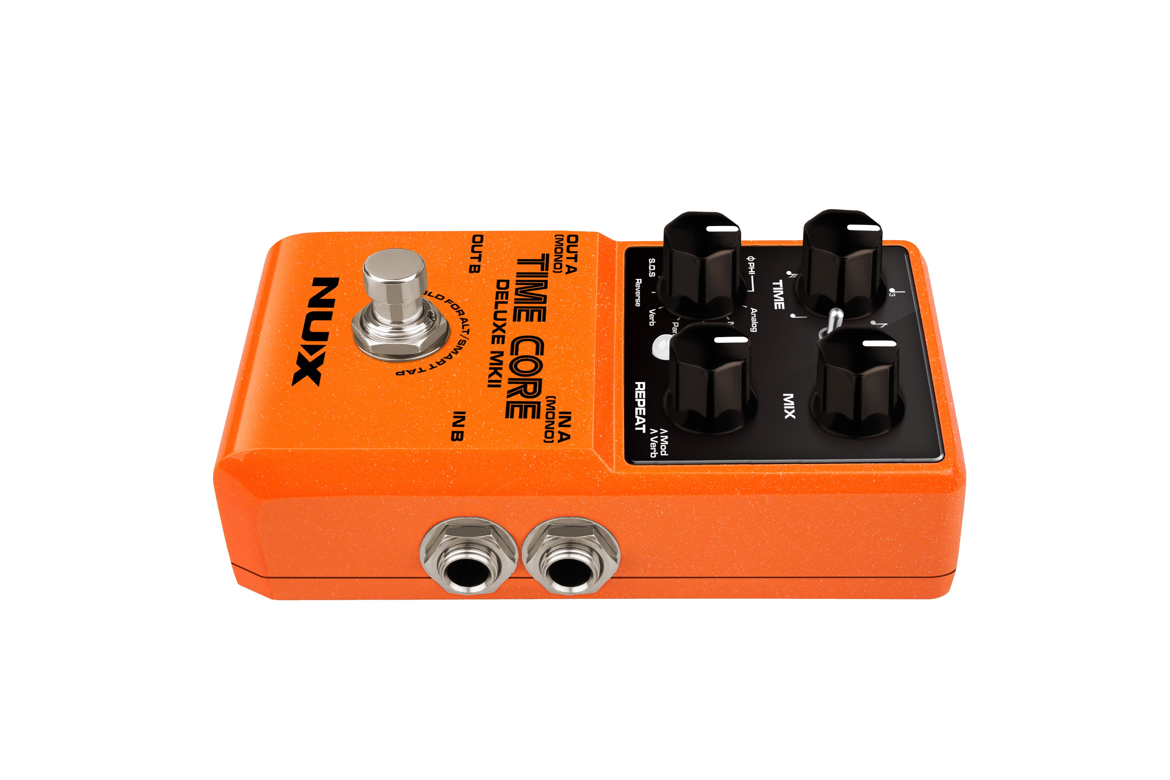 NUX Time Core Deluxe MKII delay pedal - delay type selector detail