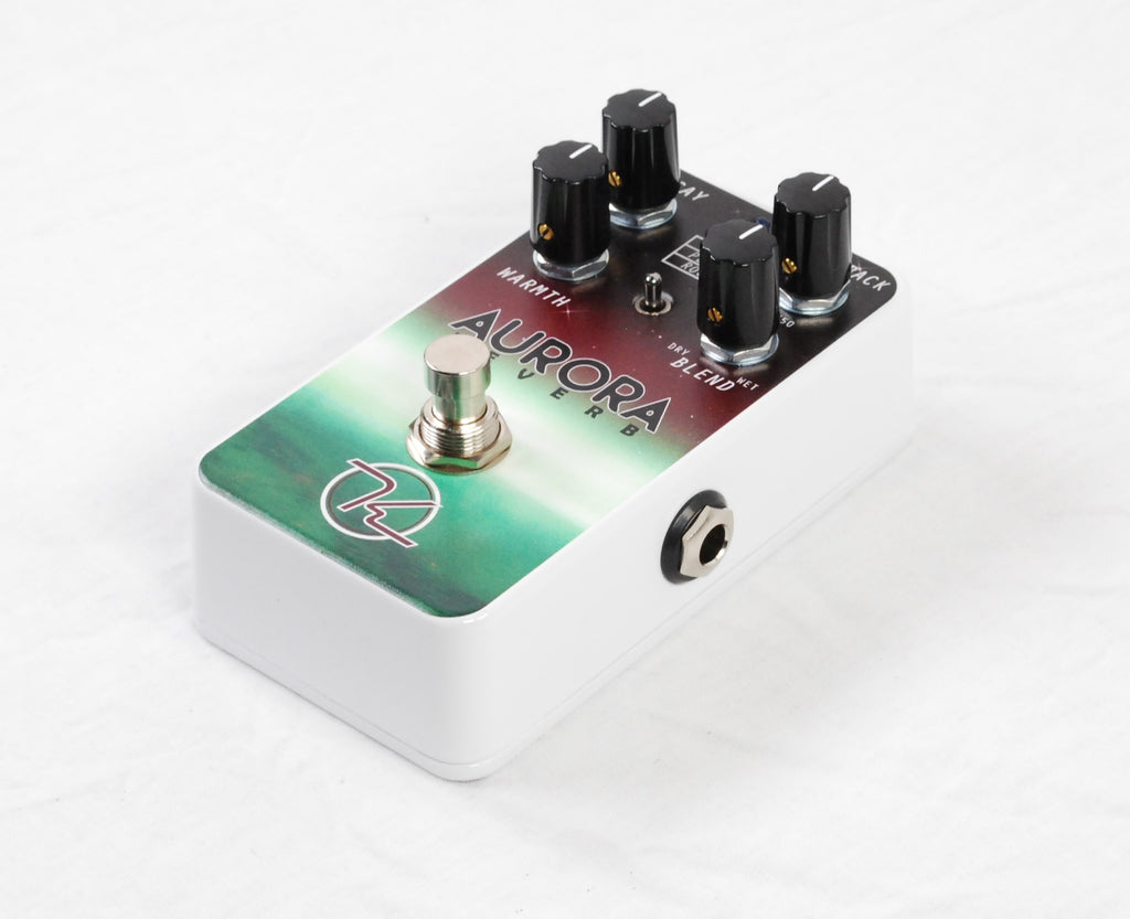 Keeley Aurora Reverb pedal — opposite side view of enclosure