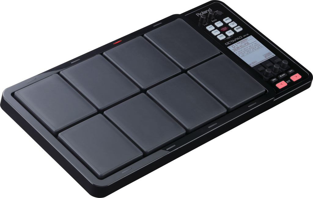 Roland Octapad SPD-30 black percussion pad — angled view