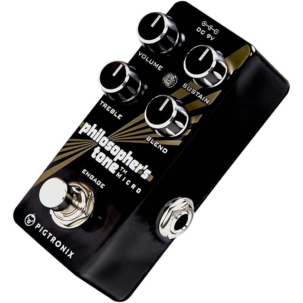 Pigtronix Philosopher's Tone Micro compressor — angled side view
