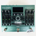Electro-Harmonix Oceans Abyss reverb pedal — top view of dual reverb controls
