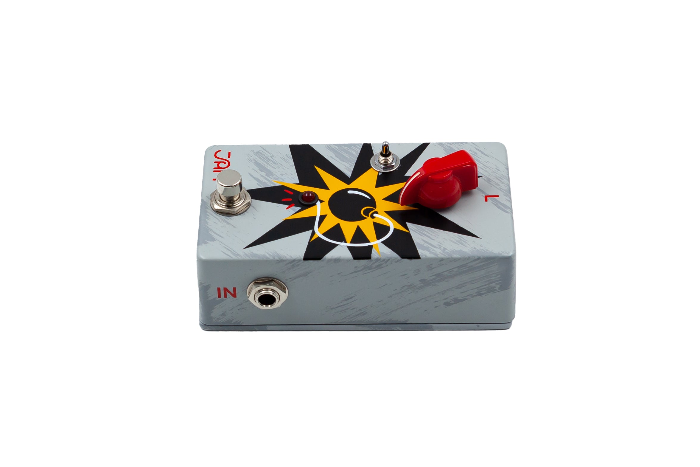 JAM Pedals Boomster mk2 buffer booster pedal - enclosure detail