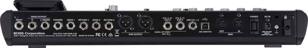 New Boss GT-1000 Guitar Multi Effects Processor Pedal