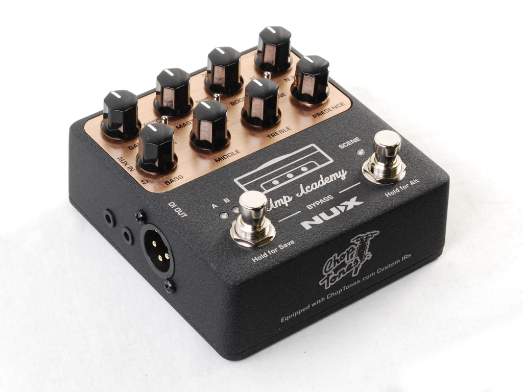 Used NUX NGS-6 Amp Academy amp modeler pedal — angled view