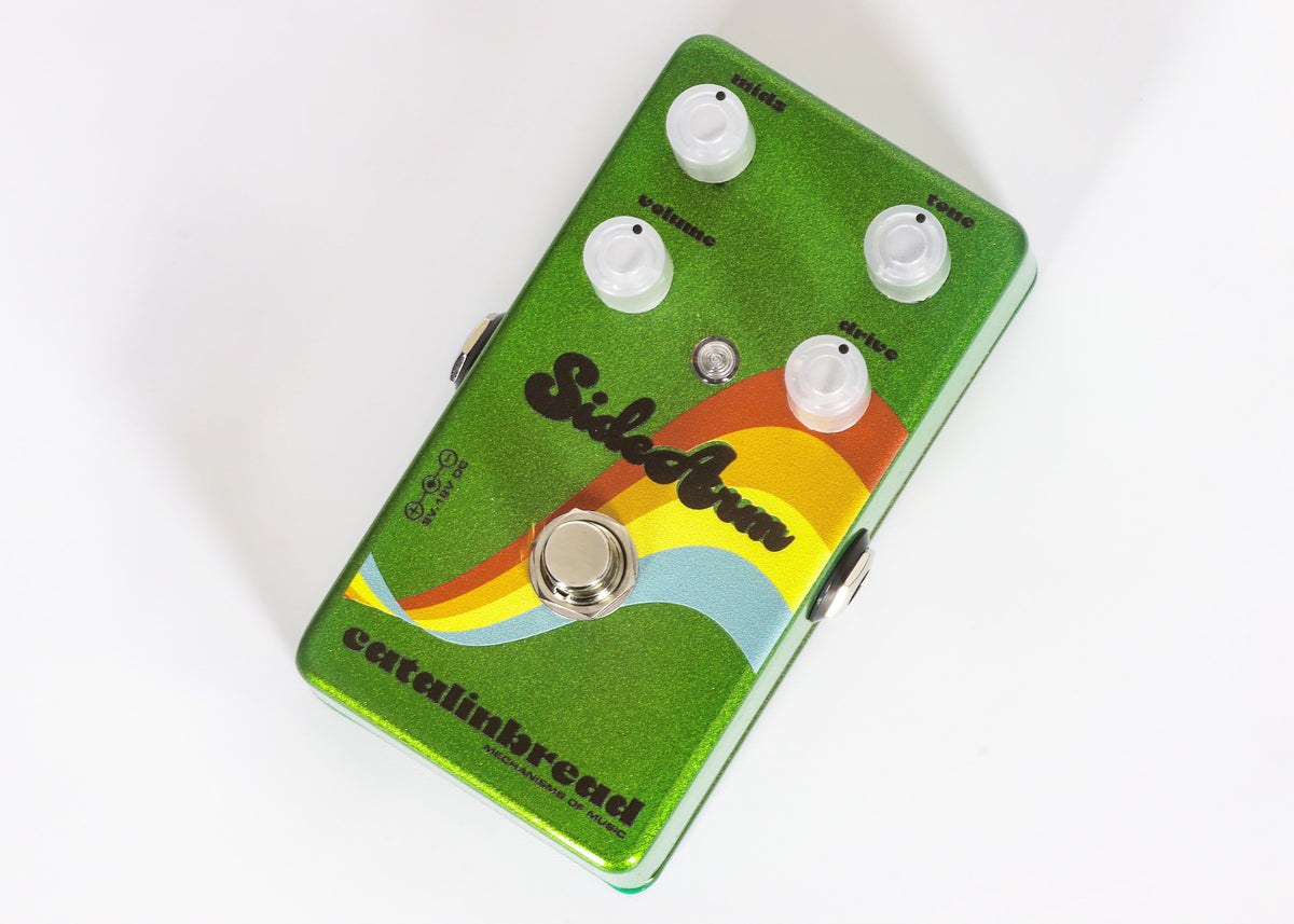 Catalinbread SideArm overdrive pedal - angled view of footswitch