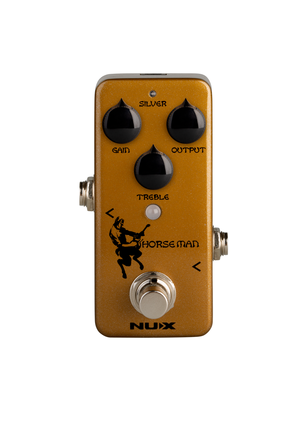 NUX NOD-1 Horseman overdrive pedal — controls diagram