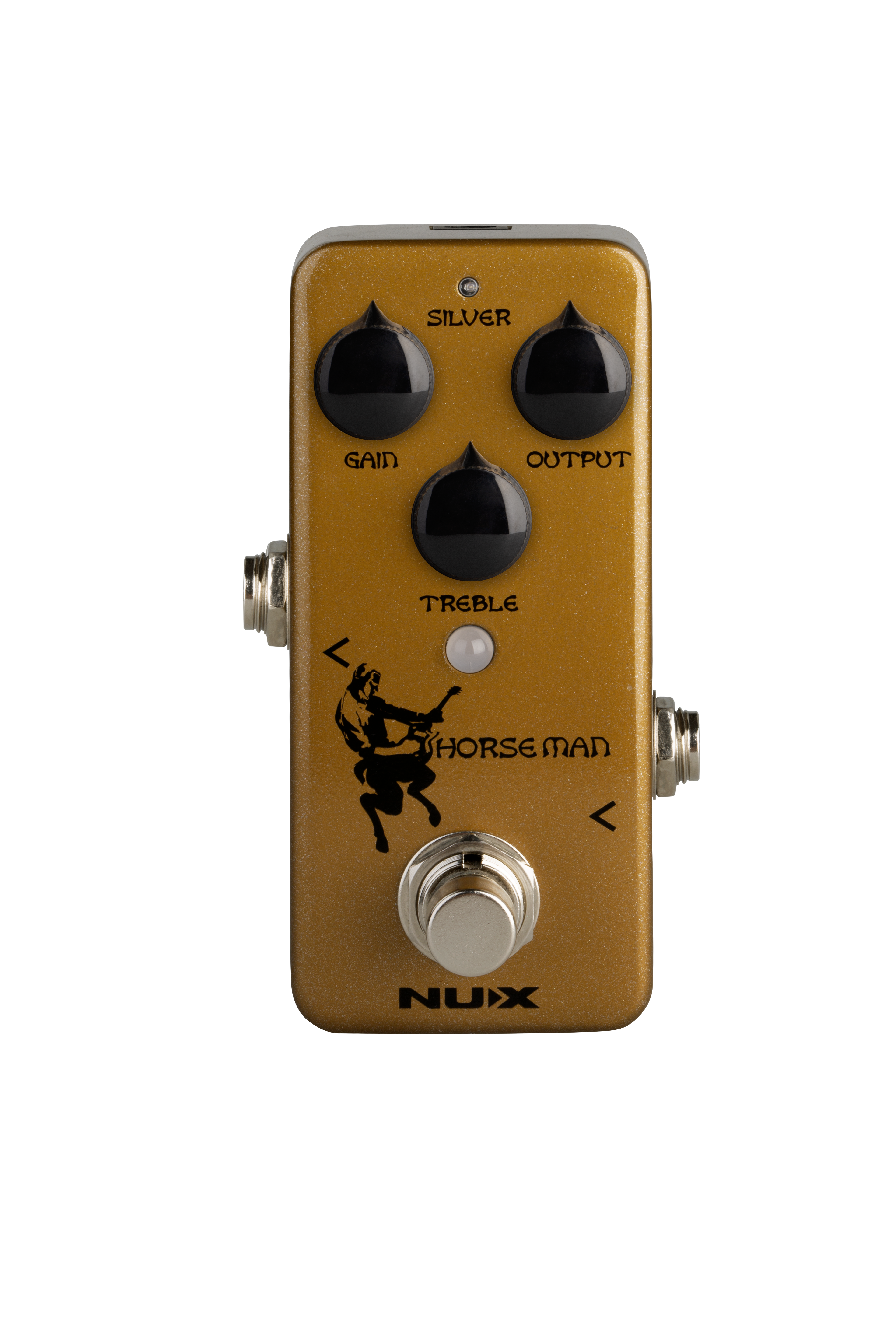 NUX NOD-1 Horseman overdrive pedal — controls diagram