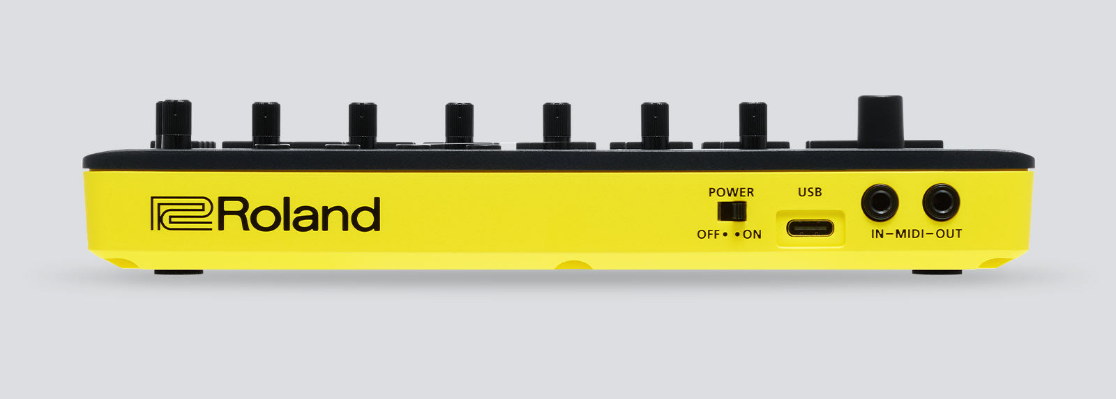 Roland P-6 AIRA Compact creative sampler — side and connector view