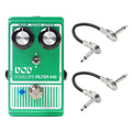 DOD Envelope Filter 440 pedal - green chassis with two patch cables