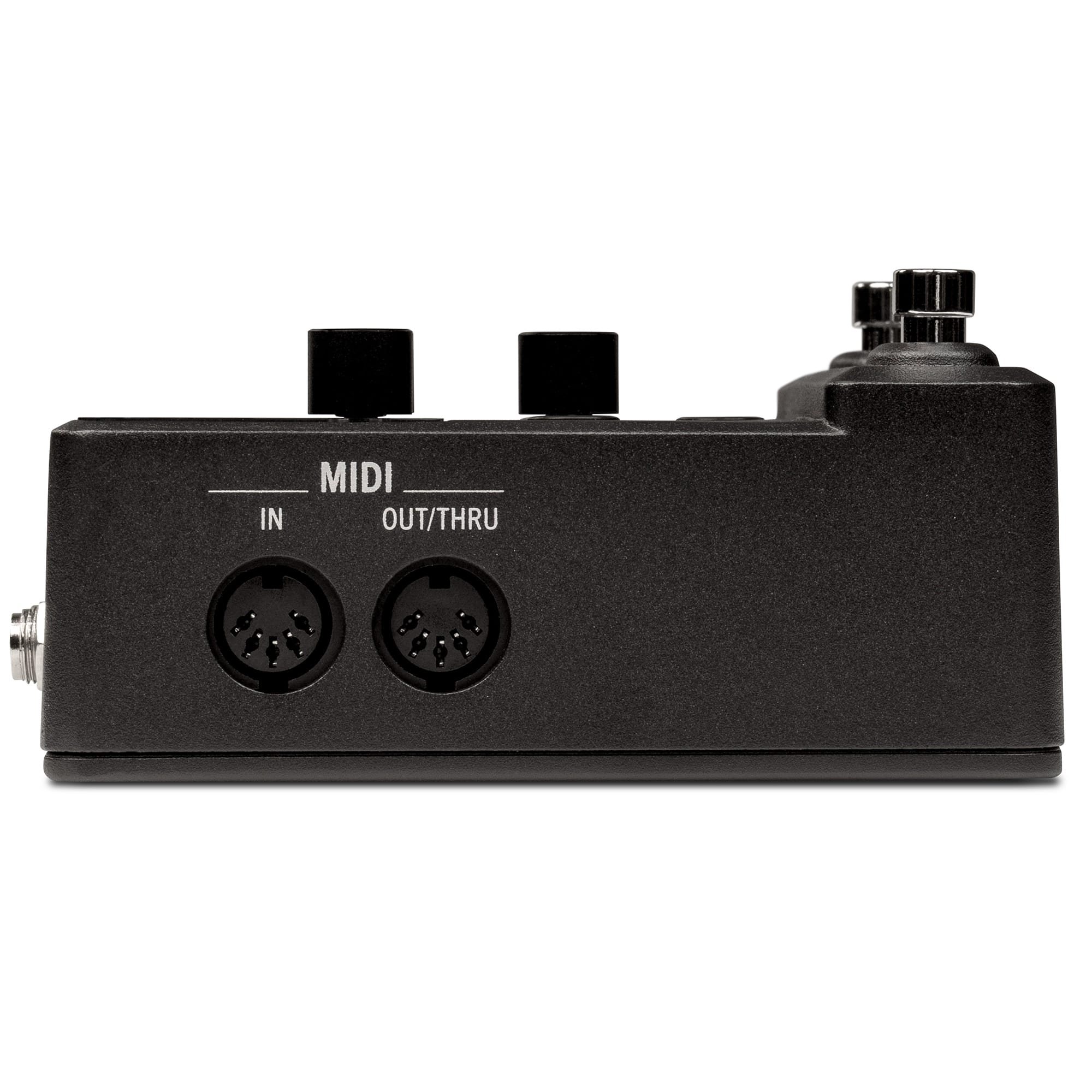 Line 6 HX One multi-effects pedal — rear input/output jacks