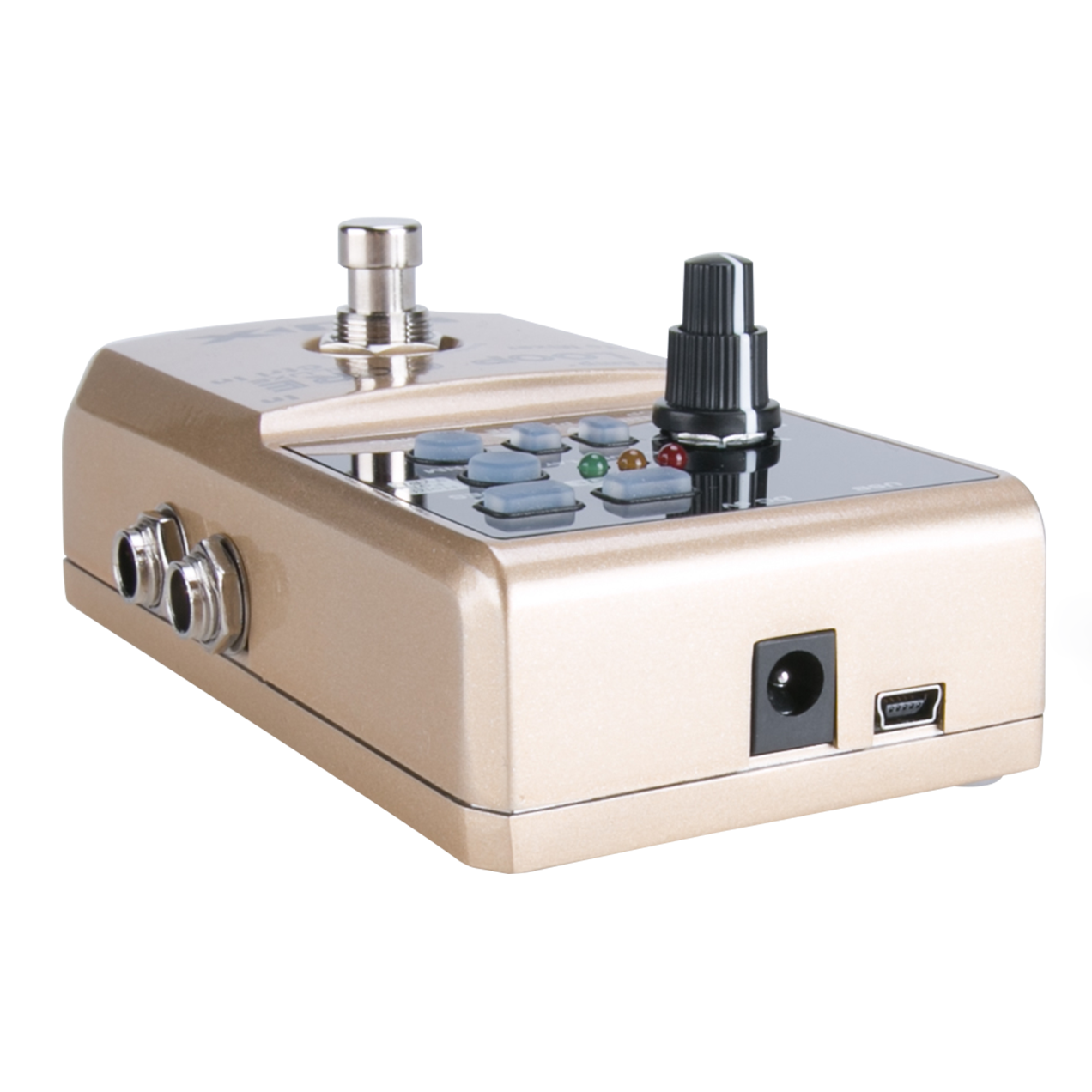 NUX Loop Core Deluxe looper pedal — feature diagram stereo output