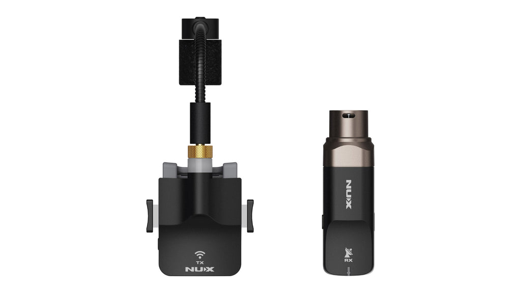 NUX B-6 wireless saxophone microphone system — clamp on saxophone bell