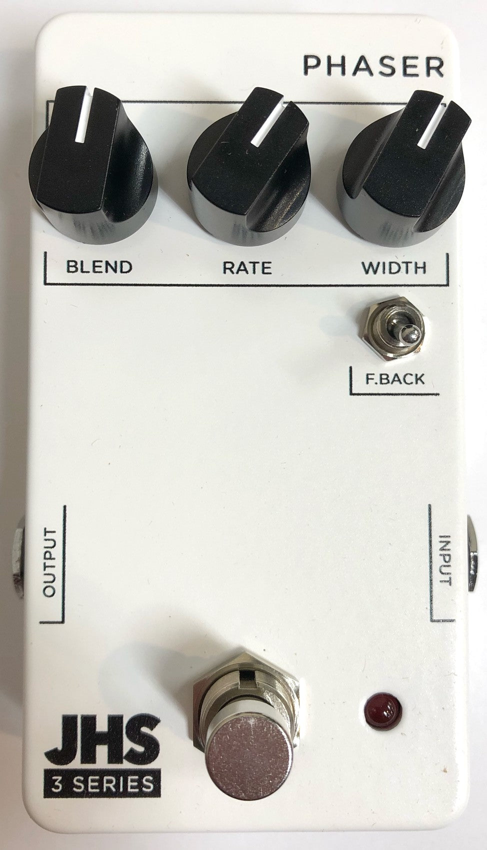JHS 3 Series Phaser pedal — angled view