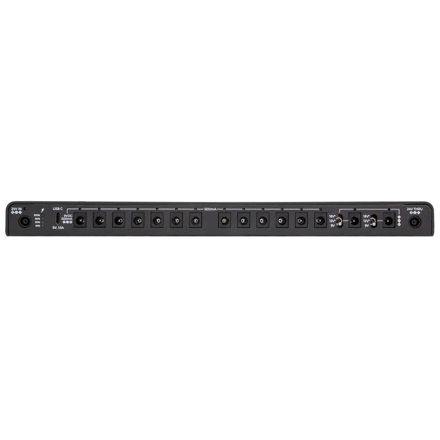 Walrus Audio Canvas Power 15 LINK - CANVAS POWER 15 logo with colorful stripe on black