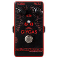 Catalinbread Giygas 2K fuzz pedal — black enclosure with red graphics, top view with Loud and Fuzz knobs