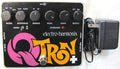 Electro-Harmonix Q-Tron Plus envelope filter pedal — black enclosure with power supply included