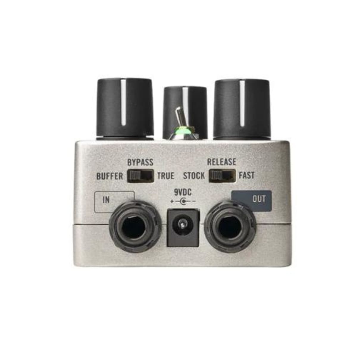 UA UAFX Teletronix LA-2A compressor pedal — side jacks detail