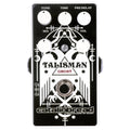 Catalinbread Talisman Ghost plate reverb pedal — black enclosure with white occult graphics, top view