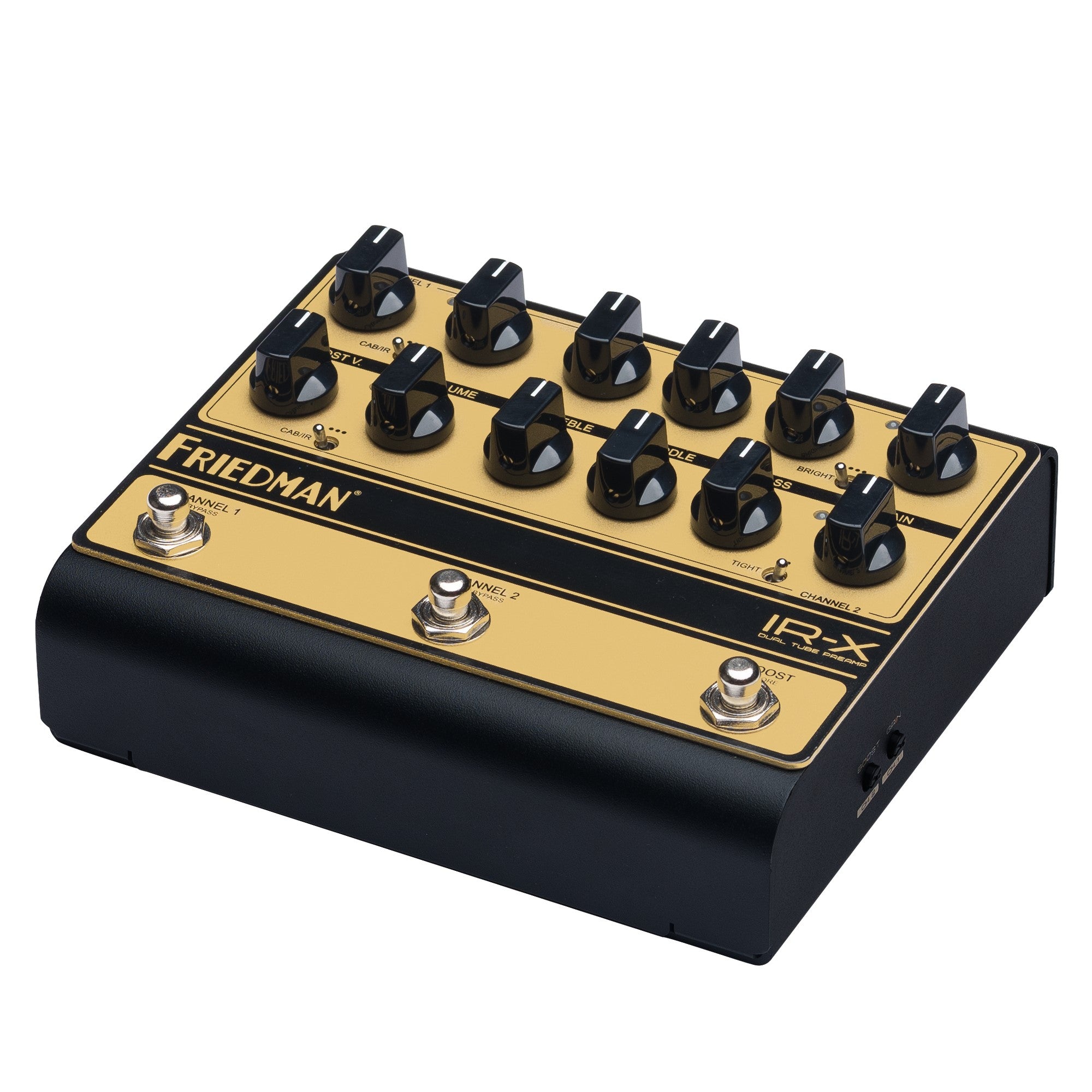 Friedman IR-X tube preamp pedal side profile