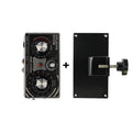 Death By Audio Echo Master vocal delay pedal — black enclosure with mic clip backplate