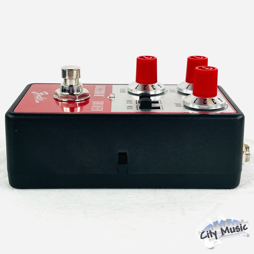 Fender Bassman Driver overdrive pedal — detail view