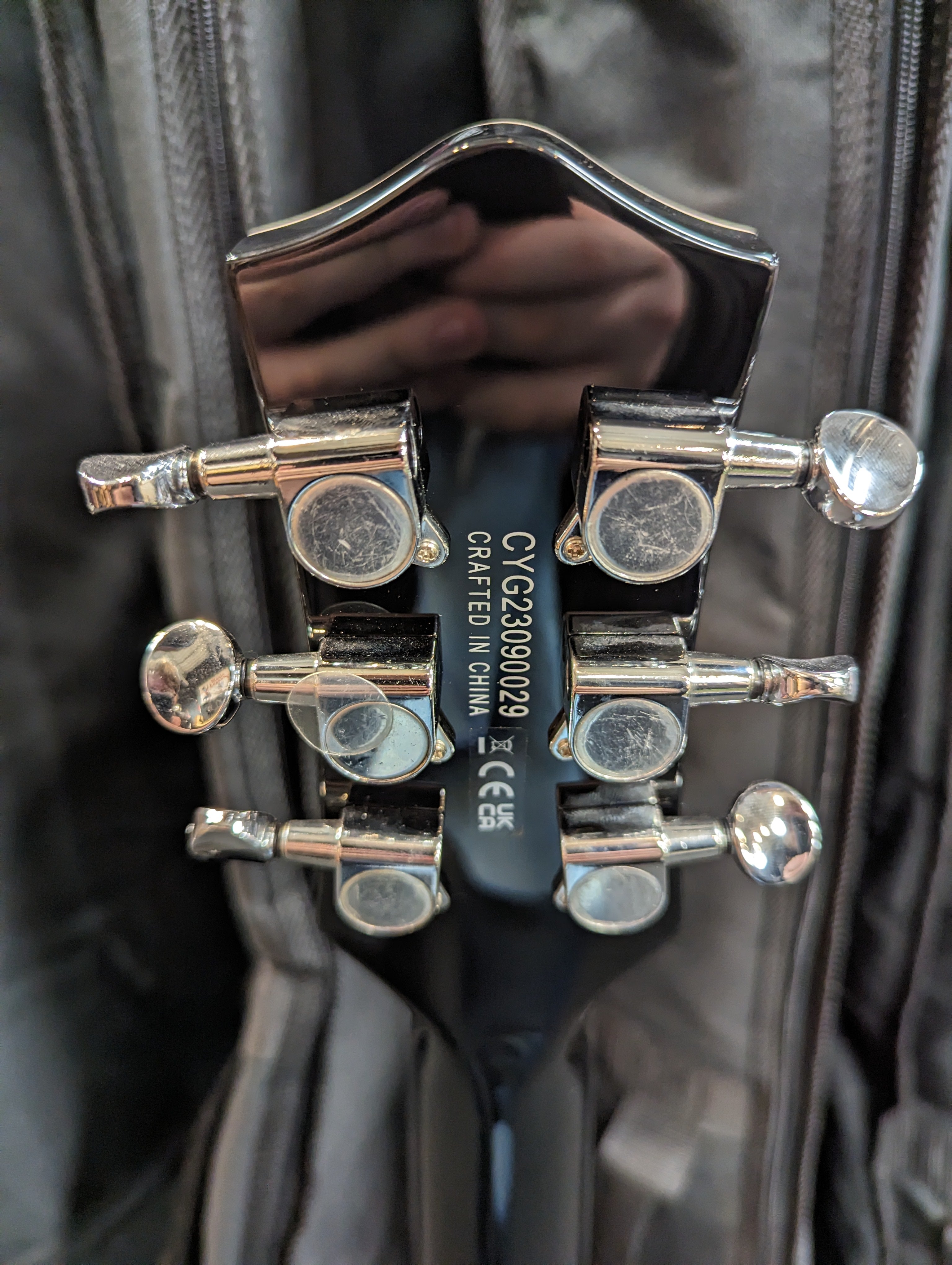 Gretsch G5260T Electromatic Jet Baritone with Bigsby — Black full length