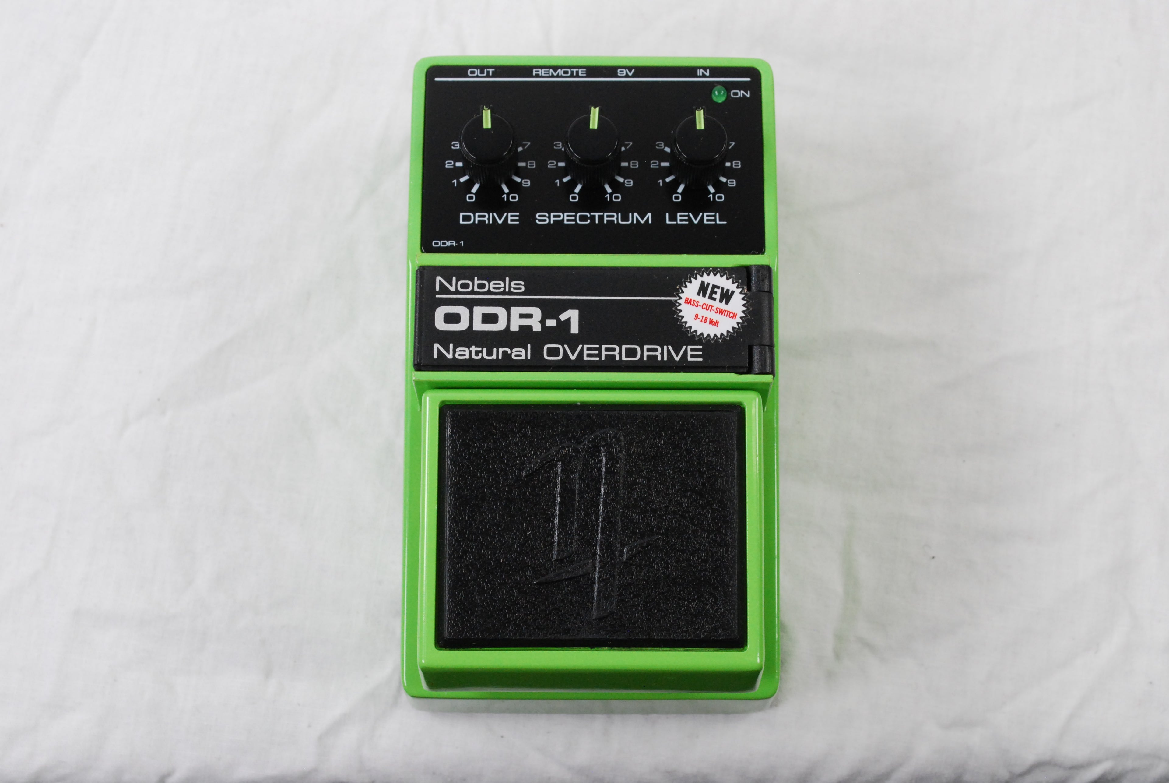 Used Nobels ODR-1 Natural Overdrive Guitar Effects Pedal w/ Bass Cut Switch