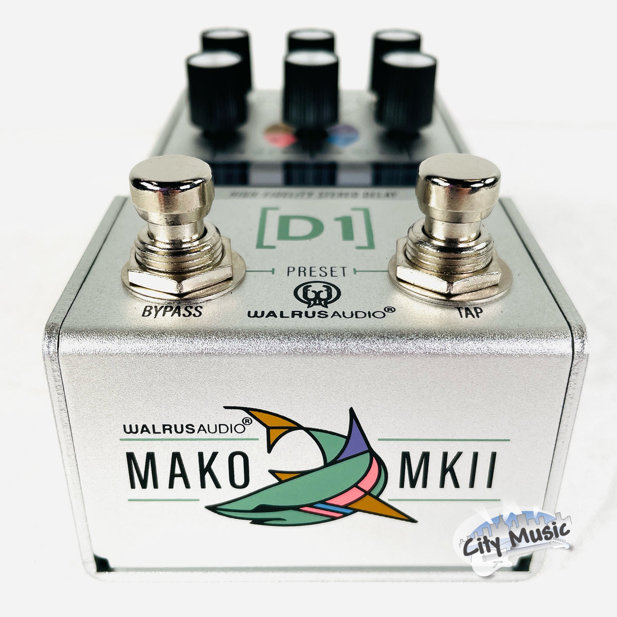 Used Walrus Audio MAKO Series MKII D1 High-Fidelity Delay Guitar Effects Pedal ♫