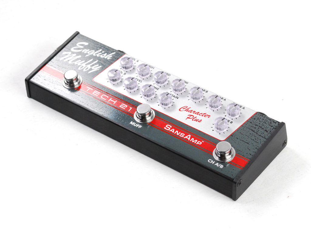 Used Tech 21 SansAmp Character Plus English Muffy Guitar Effects Pedal