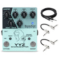 Tech 21 YYZ Shape-Shifter Geddy Lee bass pedal with included patch and guitar cables