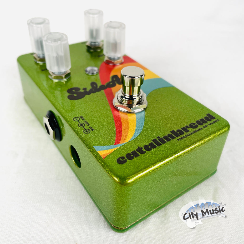 Catalinbread SideArm overdrive pedal - left side jack