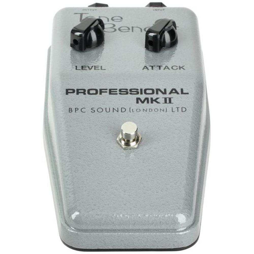 British Pedal Company MKII Tone Bender OC75 fuzz pedal — angled view