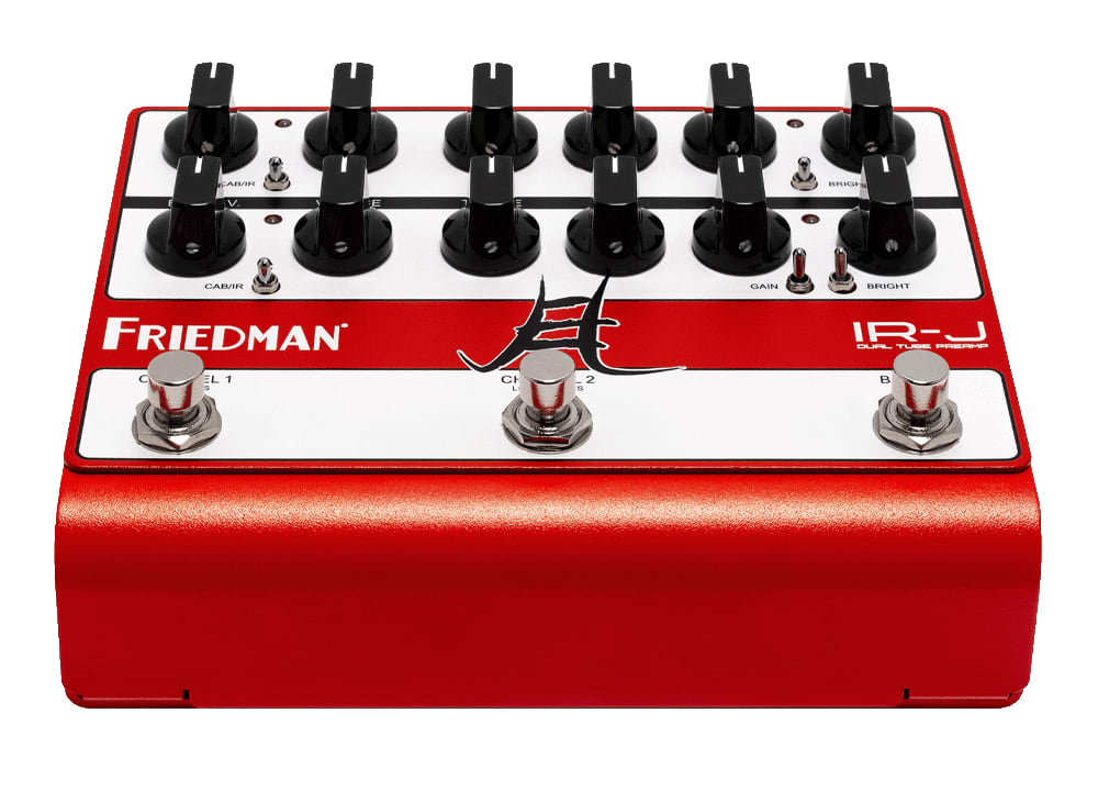 New Friedman IR-J Jake E Lee Dual Channel Tube Preamp & DI Guitar Effects Pedal