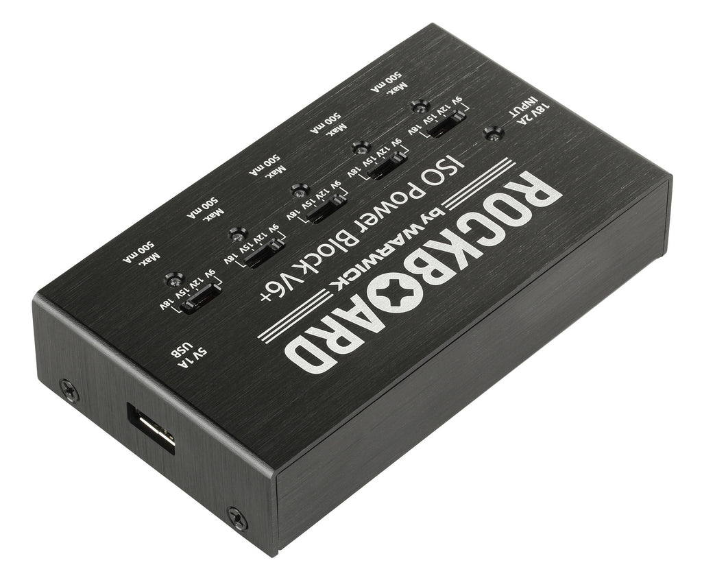 RockBoard ISO Power Block V6+ pedal power supply - side profile