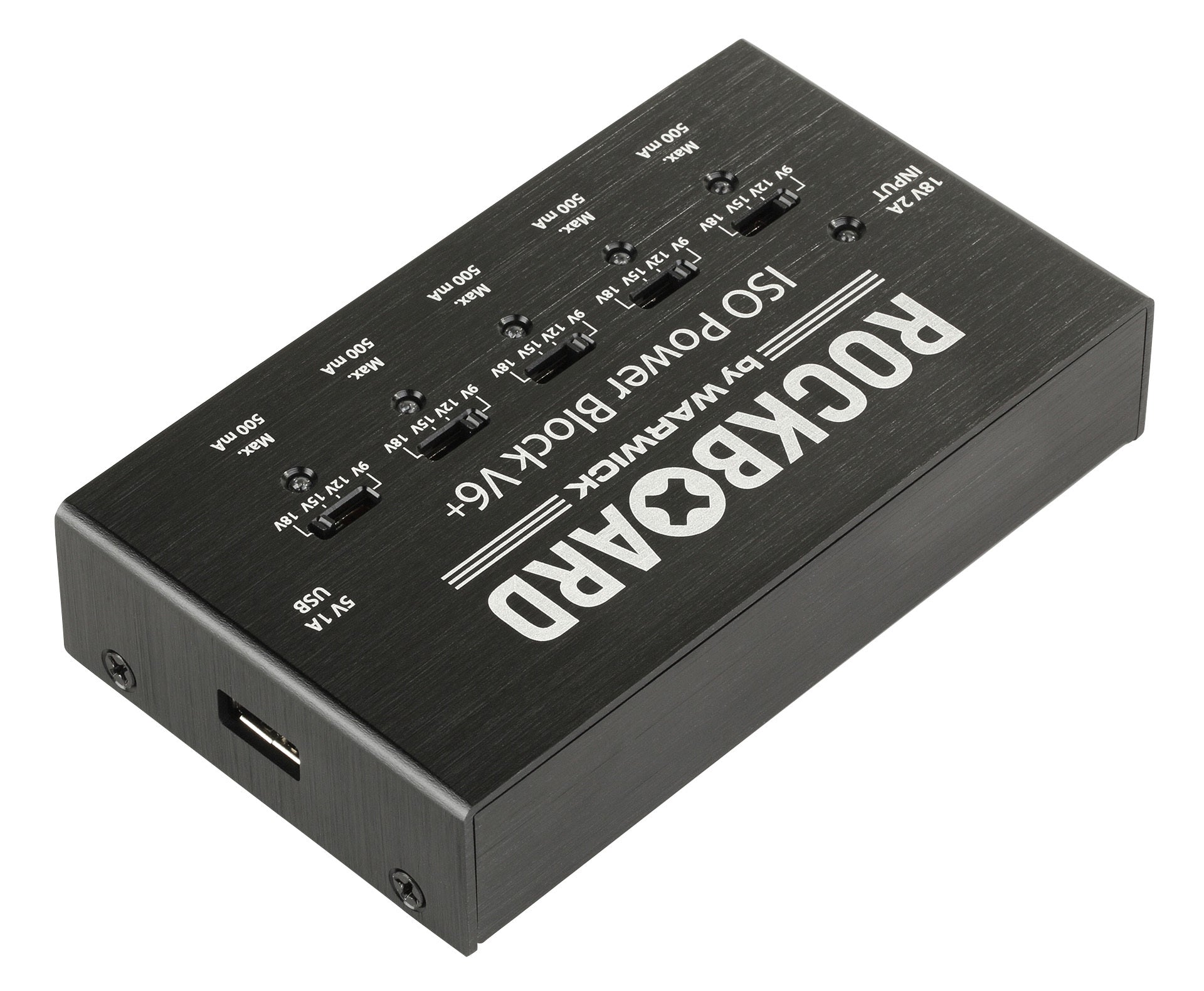 RockBoard ISO Power Block V6+ pedal power supply - side profile
