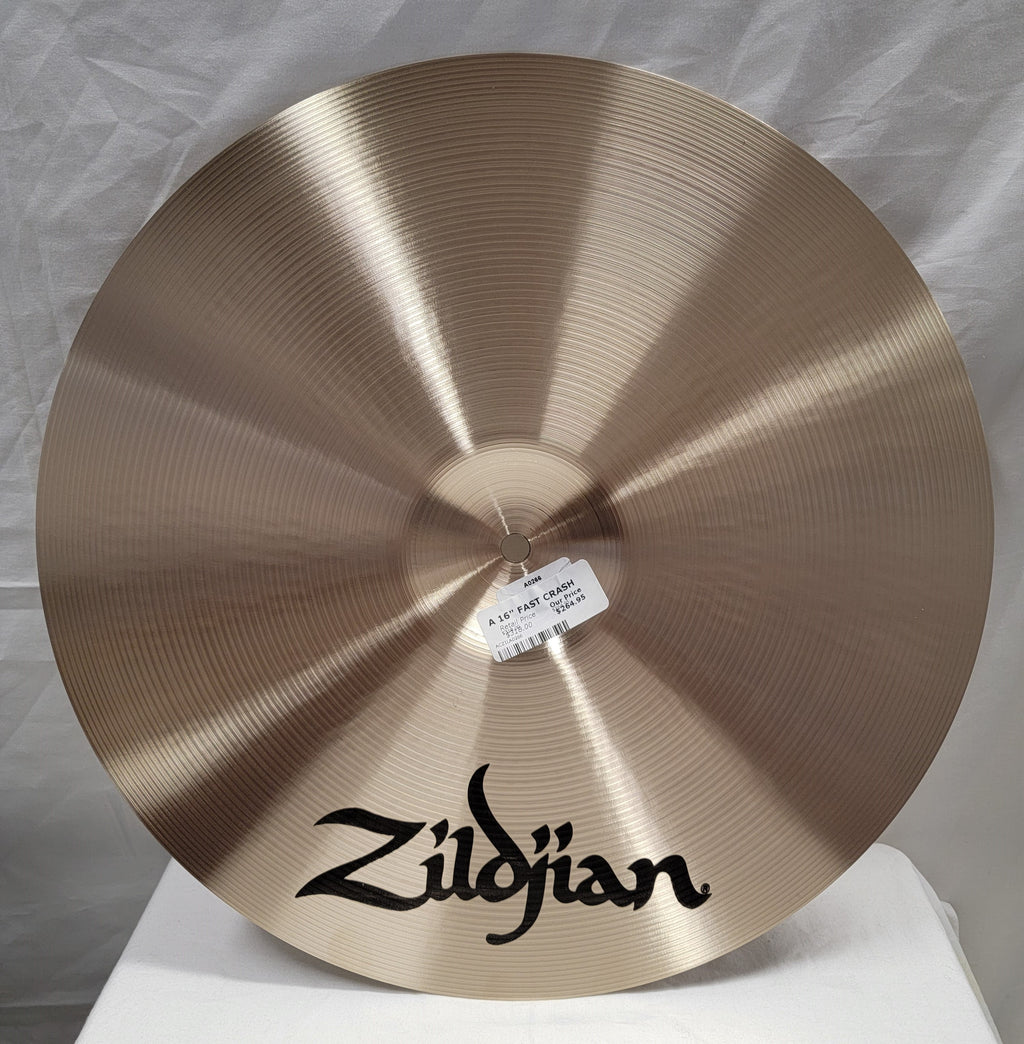 Zildjian A Fast Crash 16 inch — lathing detail