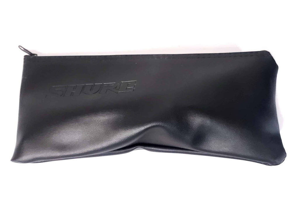 Shure SM58 Black Edition dynamic microphone — angled side view