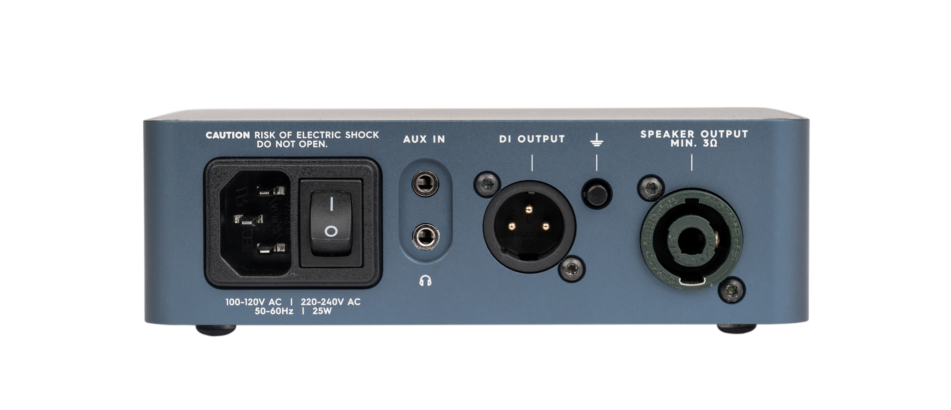 Darkglass Alpha Omega 200 bass amplifier head — control layout detail